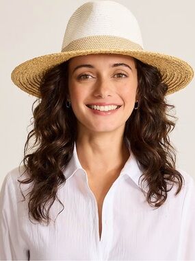 Kooringal Mimosa Safari UPF +50 Hat Natural w/ White